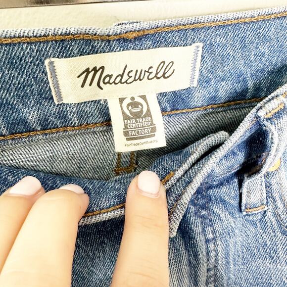 Madewell The Perfect Vintage Jeans High Rise Tapered Leg Ainsworth Wash Size 25 - Picture 5 of 12